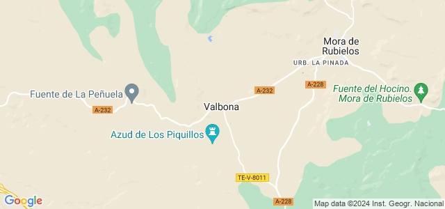 Mapa de Valbona