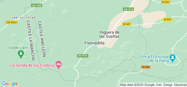 Mapa de Fresnedilla