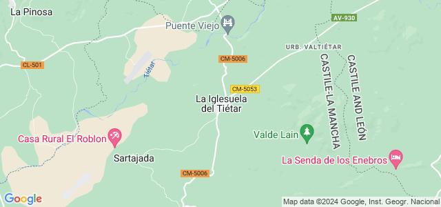 Mapa de Iglesuela