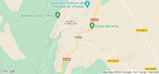 Mapa de Villel