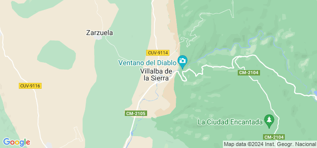 Mapa de Villalba de la Sierra