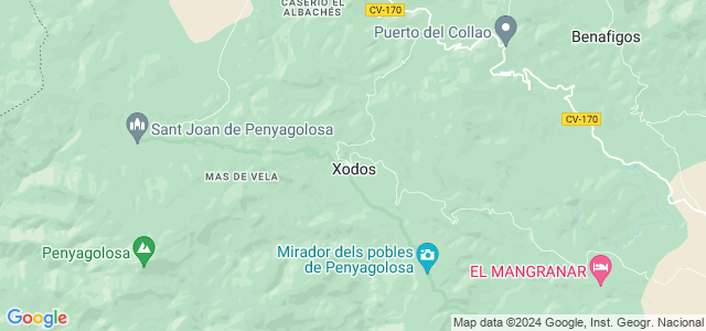 Mapa de Chodos - Xodos