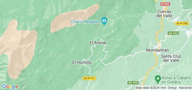 Mapa de Arenal