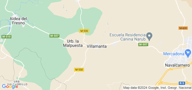 Mapa de Villamanta