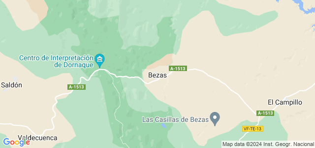 Mapa de Bezas