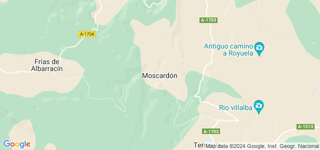 Mapa de Moscardón