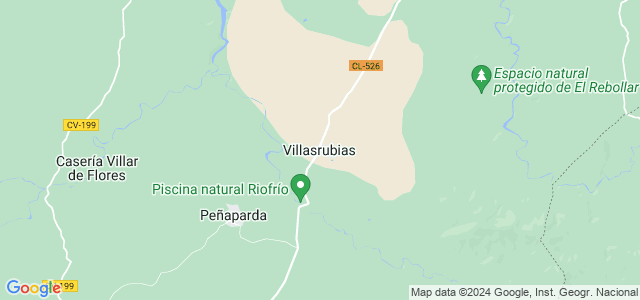 Mapa de Villasrubias