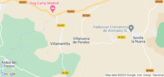 Mapa de Villanueva de Perales