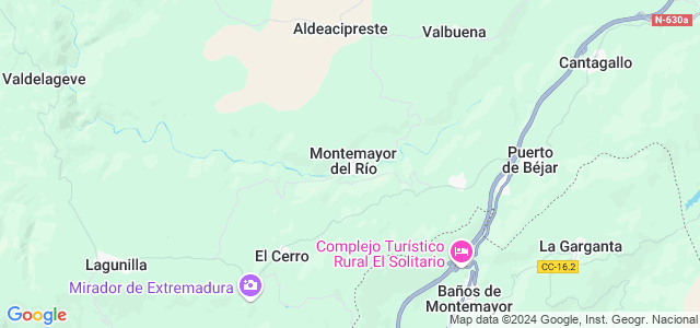 Mapa de Montemayor del Río