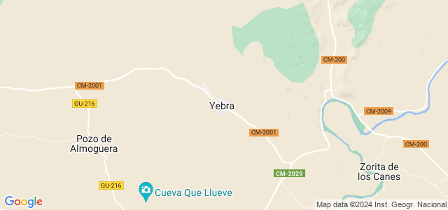 Mapa de Yebra