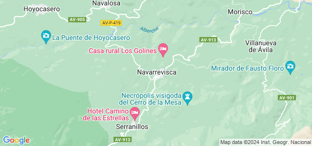 Mapa de Navarrevisca