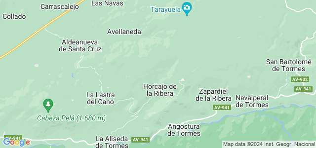 Mapa de Santiago del Tormes