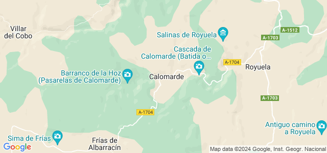 Mapa de Calomarde