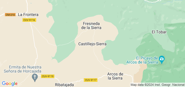 Mapa de Castillejo-Sierra