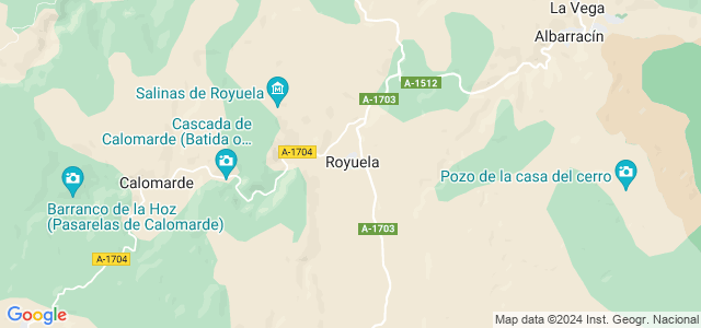 Mapa de Royuela