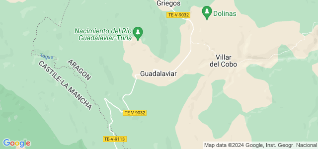 Mapa de Guadalaviar
