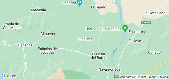 Mapa de Junciana
