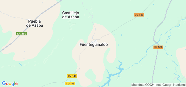 Mapa de Fuenteguinaldo