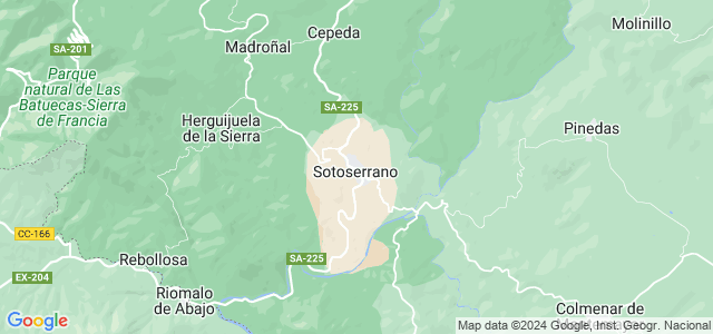 Mapa de Sotoserrano