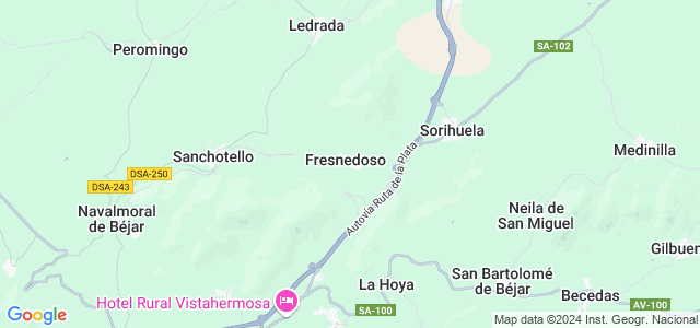 Mapa de Fresnedoso