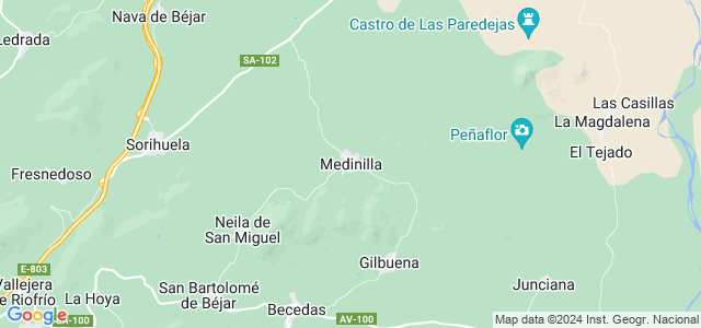 Mapa de Medinilla