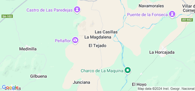 Mapa de Tejado