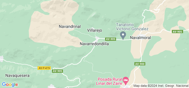 Mapa de Navarredondilla