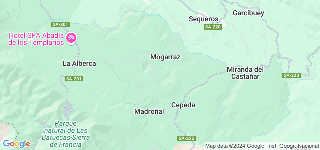 Mapa de Monforte de la Sierra