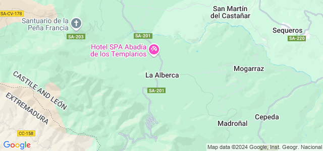 Mapa de Alberca