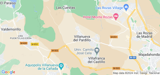 Mapa de Villanueva del Pardillo