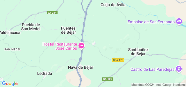 Mapa de Cabeza de Béjar