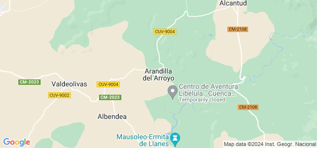 Mapa de Arandilla del Arroyo
