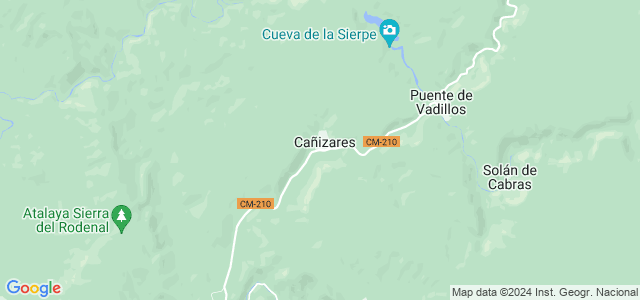 Mapa de Cañizares