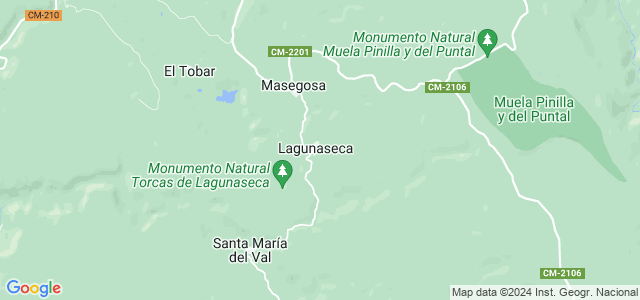 Mapa de Lagunaseca