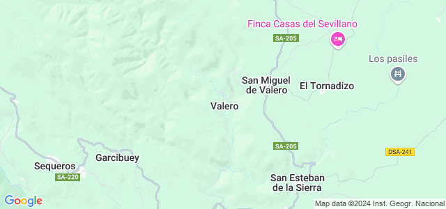 Mapa de Valero