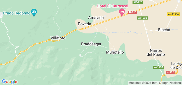 Mapa de Pradosegar
