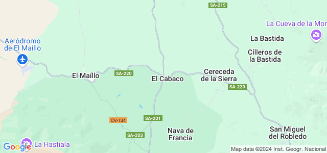 Mapa de Cabaco