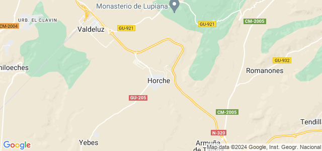 Mapa de Horche