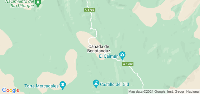 Mapa de Cañada de Benatanduz