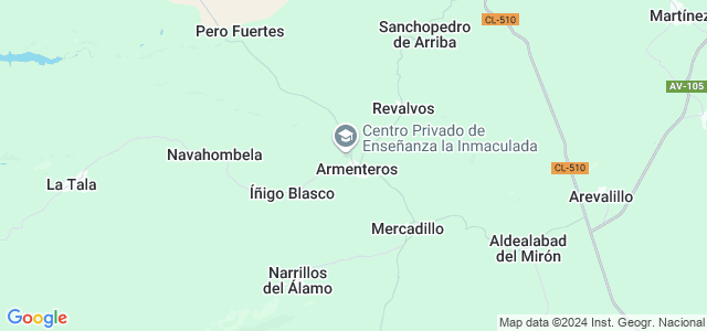 Mapa de Armenteros