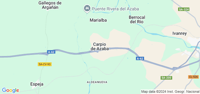 Mapa de Carpio de Azaba