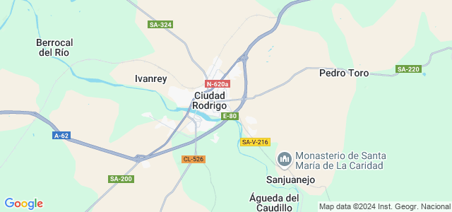 Mapa de Ciudad Rodrigo