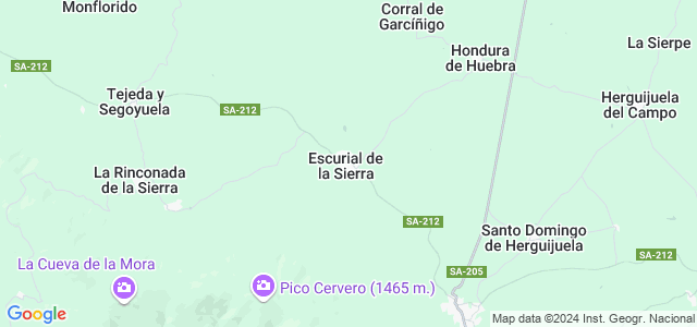 Mapa de Escurial de la Sierra