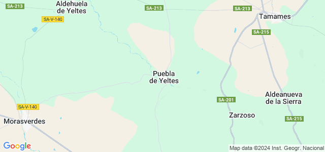 Mapa de Puebla de Yeltes