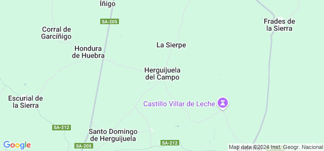 Mapa de Herguijuela del Campo