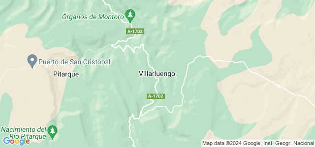 Mapa de Villarluengo