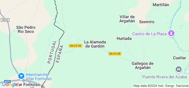 Mapa de Alameda de Gardón