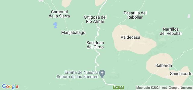 Mapa de San Juan del Olmo