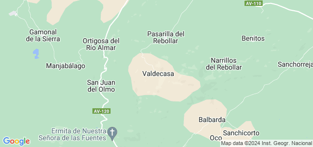 Mapa de Valdecasa