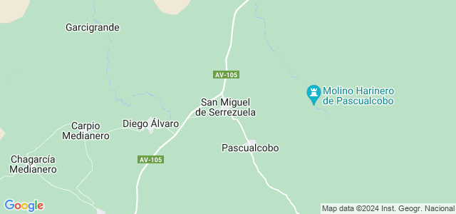 Mapa de San Miguel de Serrezuela